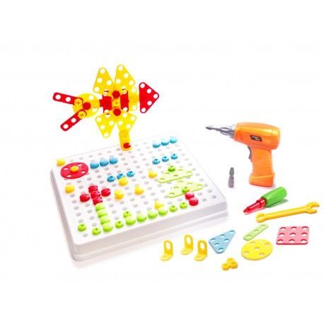 7838_5 Vzdelávacie puzzle bloky so šraubovákom