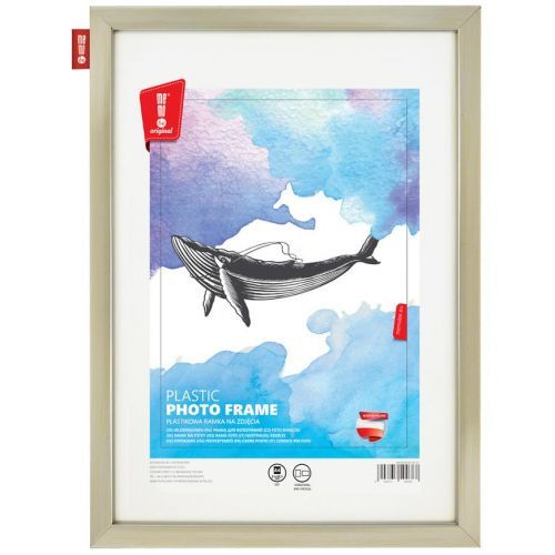 Fotorámik hliníkový striebro 34x24 cm