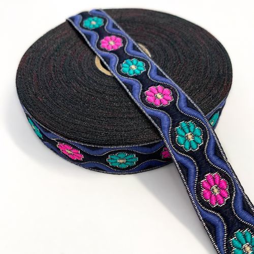 Jacquard Lovely flowers jeans