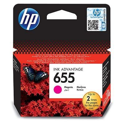 HP originál ink CZ111AE, HP 655, magenta, 600str., HP Deskjet Ink Advantage 3525, 5525, 6525, 4615 e-AiO