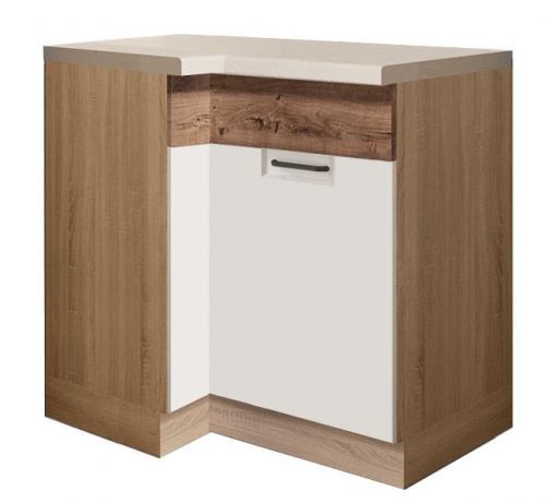 Skrinka do kuchyne Favorit 14D Prawa Sonoma/White/Ribbeck