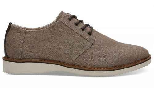 Toms Preston Toffee Coated Linen hnedé 10011587
