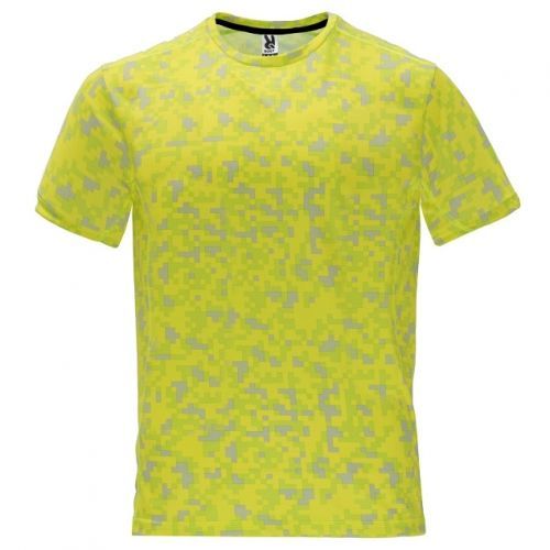 Pánske športové tričko Roly Assen - yellow-camo, L