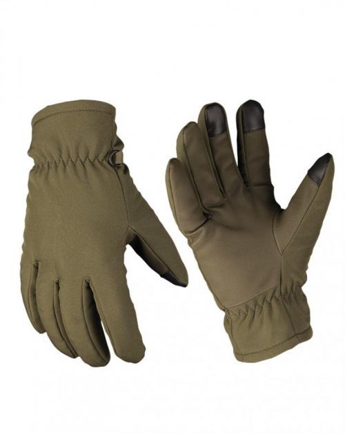 Rukavice Mil-Tec Softshell Thinsulate - olivové, L