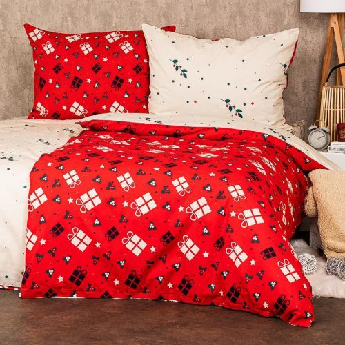 4Home Bavlnené obliečky Christmas joy, 140 x 220 cm, 70 x 90 cm