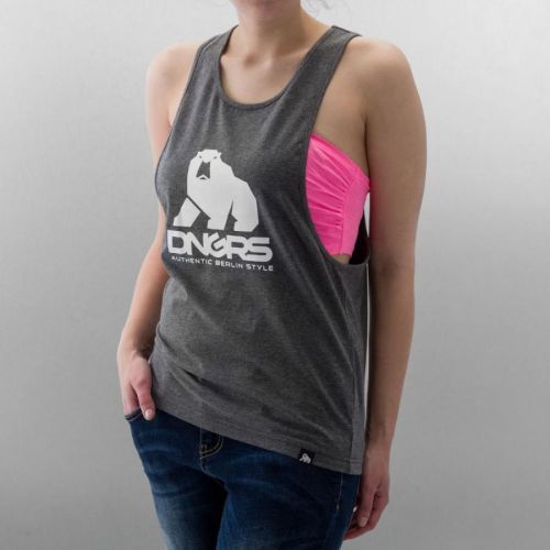 Tielko DNGRS Tank Tops Logo - tmavo šedé, XS
