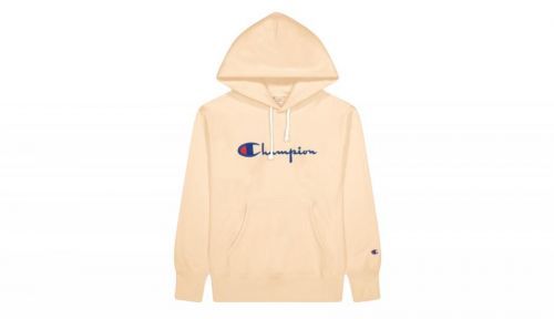 Champion Reverse Weave script Logo Hoodie oranžové 114788-PS103
