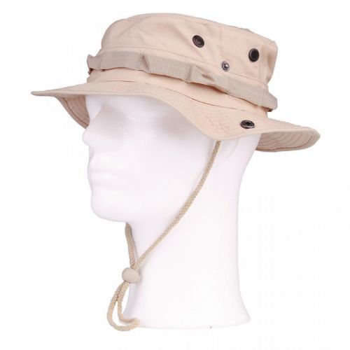 Klobúk Fostex Bush Luxe Ripstop s cvoky - béžový, XL