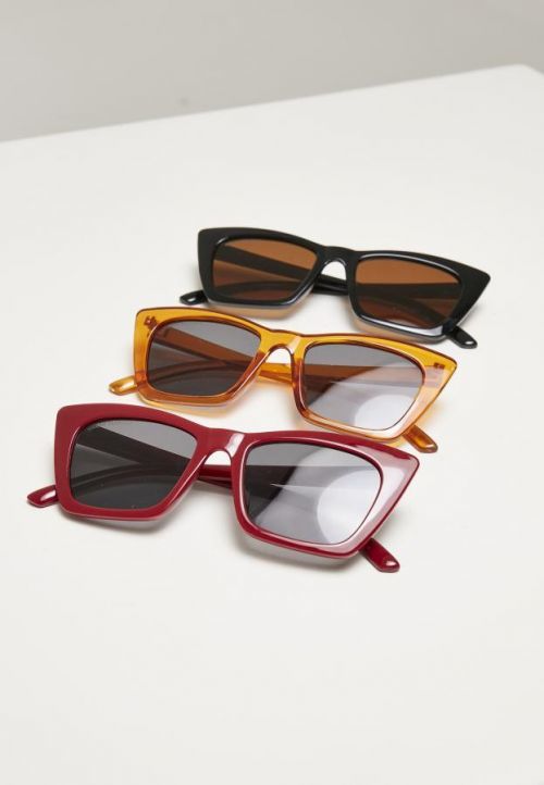 Sunglasses Tilos 3-Pack dark red/black/orange - One Size