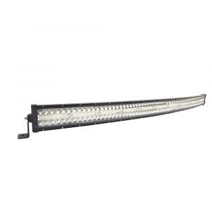 LED svetelná rampa - prehnutá 390x3W LED / 10-30V / ECE R10 (1360x76x55mm)