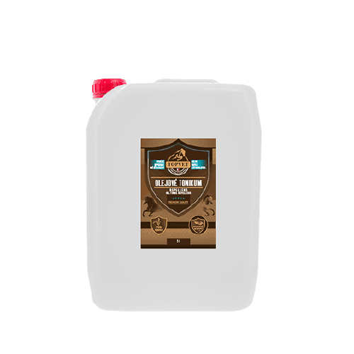 TOPVET Olejové tonikum s repelentným účinkom 5000ml- pre kone 5000 ml