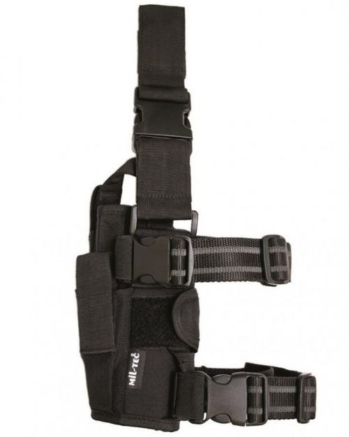 Puzdro pištoľové stehennej Mil-Tec Cordura - čierne