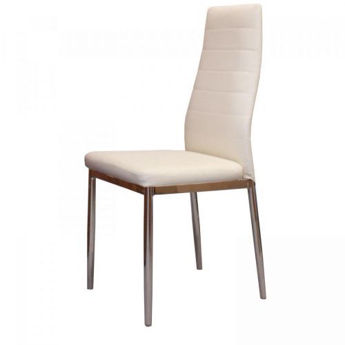 Jedálenská stolička MILÁNO krémovo biela