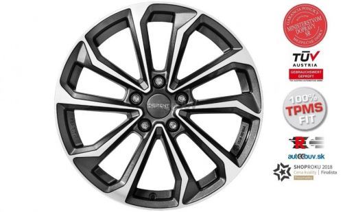 DEZENT KS dark 7.50x18 5x114.30 ET49.5