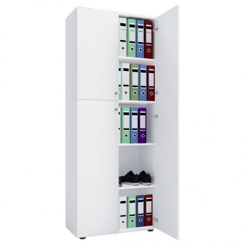 Viacúčelová Skriňa Lona Bielej Farby