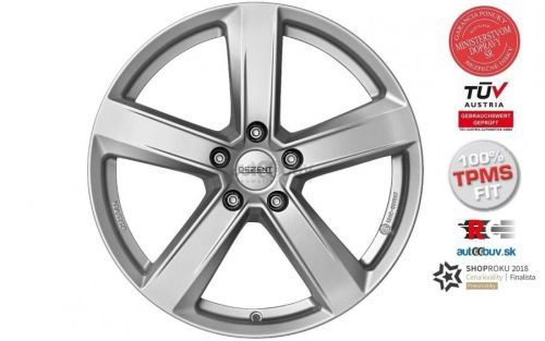 DEZENT TU silver 7.00x17 5x114.30 ET53