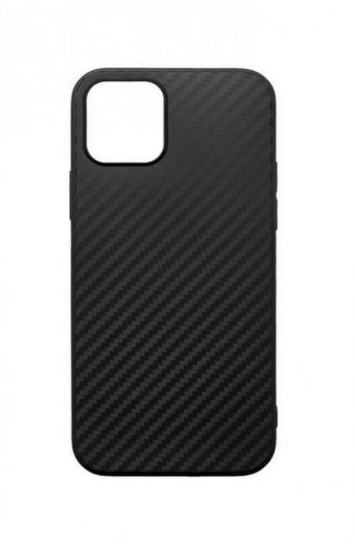 mobilNET gumené puzdro iPhone 13, čierne, Carbon