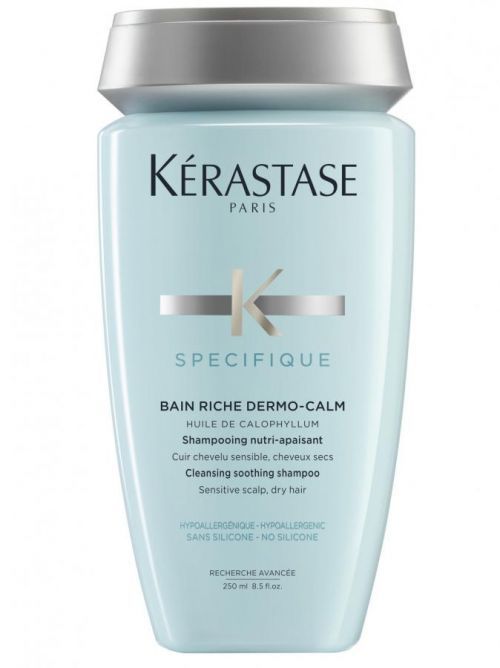 Kérastase Specifique Bain Riche Dermo-Calm šampón pre citlivú vlasovú pokožku a suché vlasy bez silikónov 250 ml