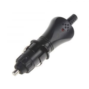 CL konektor 12V / 5A - montážny s LED diódou