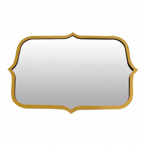 Zrcadlo, zlatý rám, OUSO