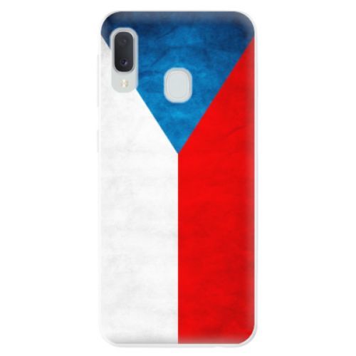 Odolné silikónové puzdro iSaprio - Czech Flag - Samsung Galaxy A20e