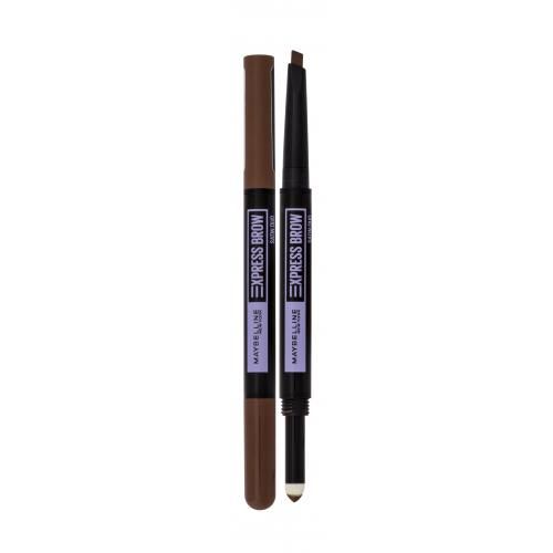 Maybelline Express Brow Satin Duo 0,71 g ceruzka na obočie pre ženy Dark Brown vysúvacia