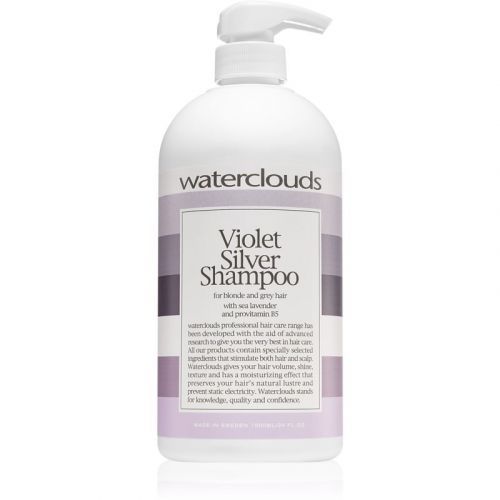 Waterclouds Violet Silver Shampoo šampón neutralizujúci žlté tóny 1000 ml