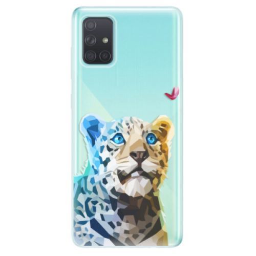 Odolné silikónové puzdro iSaprio - Leopard With Butterfly - Samsung Galaxy A71