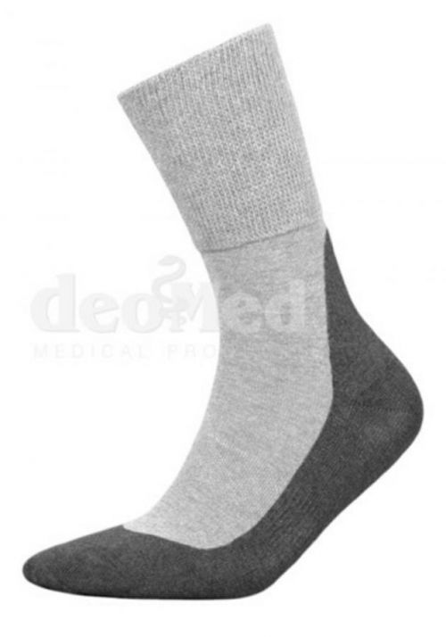 Ponožky MEDIC DEO SILVER bílá/leopardí vzor 38-40
