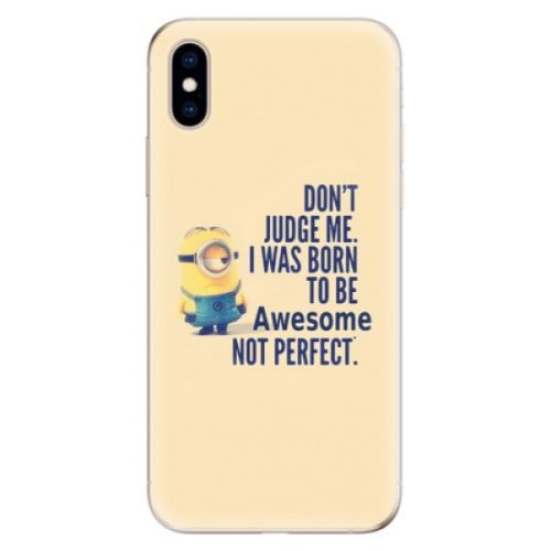 Odolné silikónové puzdro iSaprio - Be Awesome - iPhone XS