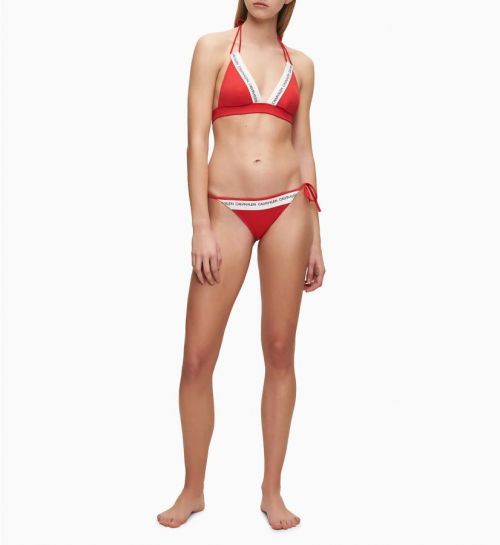 Calvin Klein Dámske plavkové nohavičky String Side Tie Bikini KW0KW00931 -XBG High Risk L