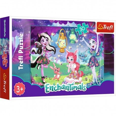 TREFL Enchantimals: Magický svět 30 dílků