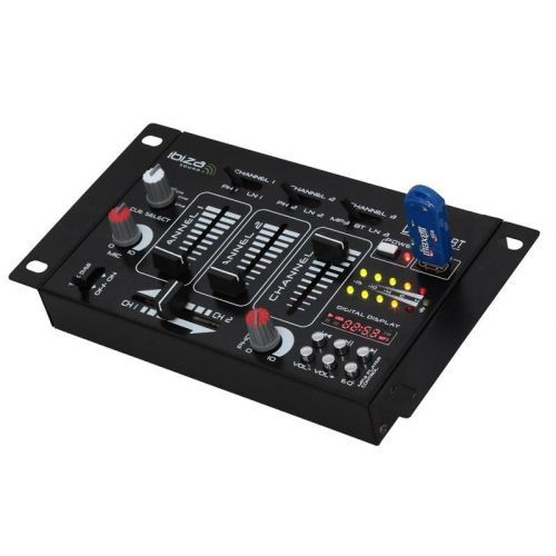 Ibiza DJ21MKII-BT 4-Kanal-Mischpult USB BT MP3