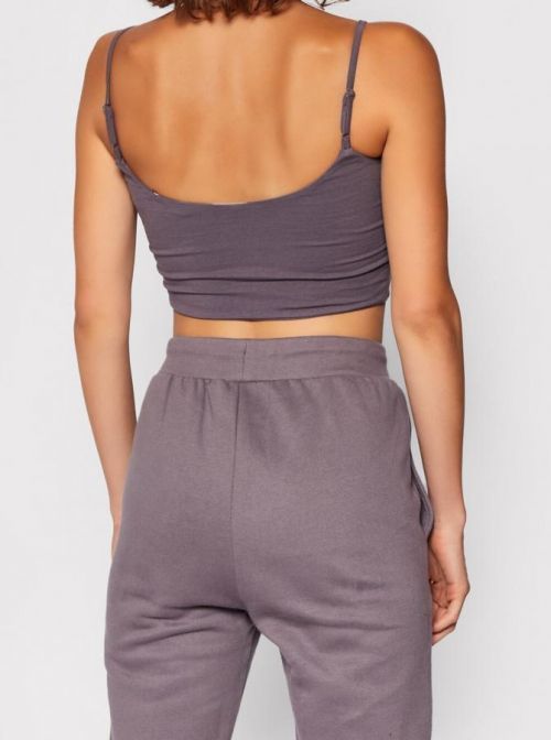 Dámský crop top O1BA10KASI1 - G9A6 - Šedofialová - Guess šedá fialová S
