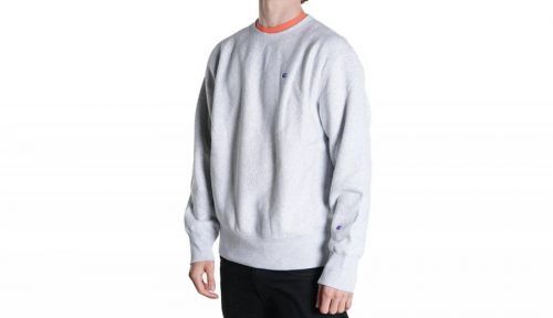 Champion Crewneck Sweatshirt zelené 216495-EM004