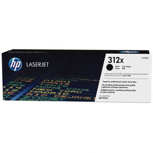 HP originál toner CF380X, black, 4400str., HP 312X, HP Color LaserJet Pro MFP M476dn, MFP M476dw, MFP M47, 720g