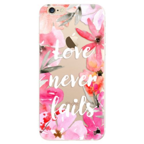 Odolné silikónové puzdro iSaprio - Love Never Fails - iPhone 6/6S