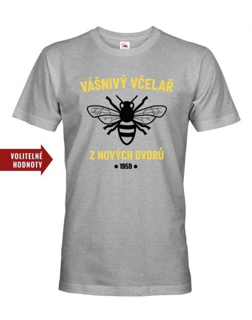 Tričko pre všetkých vášnivých včelárov nielen k narodeninám