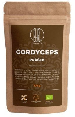 Brainmax pure cordyceps prášok bio 100 g