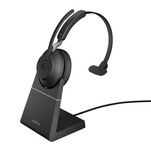 Jabra Evolve2 65, Link380a MS Mono Stand Black 26599-899-989