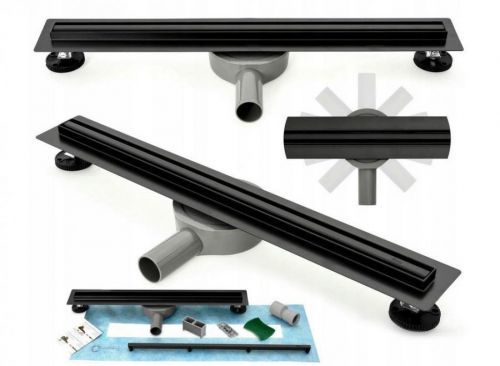 REA - LINEÁRNÍ ODTOK NEO SLIM 900 PRO BLACK (REA-G8903)