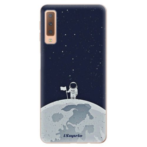 Odolné silikónové puzdro iSaprio - On The Moon 10 - Samsung Galaxy A7 (2018)