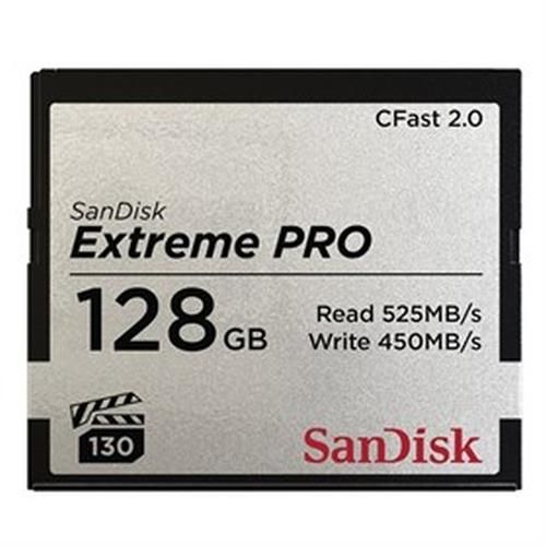 SanDisk Extreme Pro CFAST 2.0 128 GB 525 MB/s VPG130 SDCFSP-128G-G46D