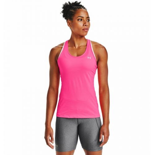 Dámske tielko HG Armour Racer Tank SS21 / 1328962 - Under Armour Neonově růžová XL