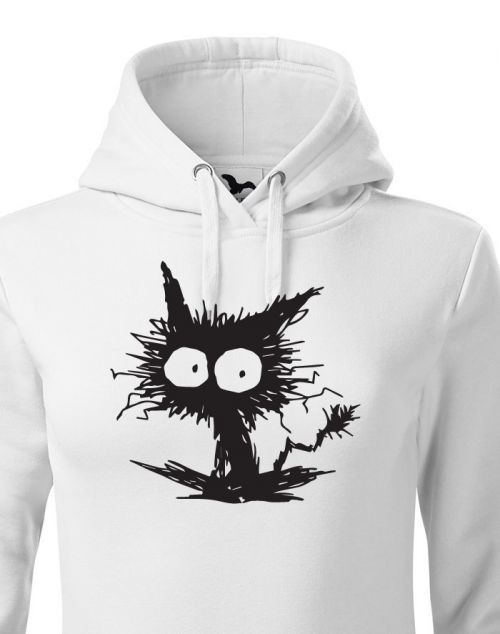 Dámská mikina mačko príšerka - ideálny darček pre milovníkov mačiek