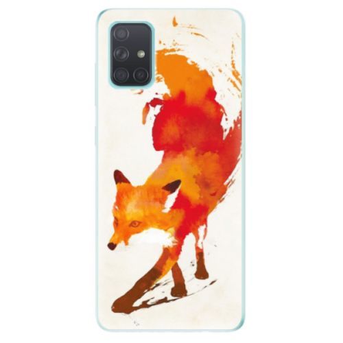 Odolné silikónové puzdro iSaprio - Fast Fox - Samsung Galaxy A71