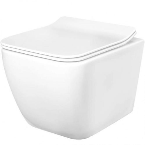 REA - ZÁVĚSNÉ WC MARTIN RIMLESS - SLIM DUROPLAST REA-C8006