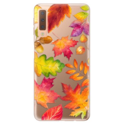 Odolné silikónové puzdro iSaprio - Autumn Leaves 01 - Samsung Galaxy A7 (2018)