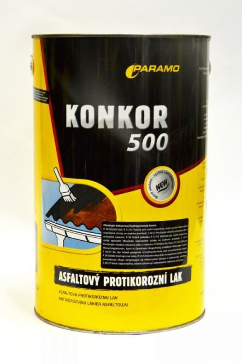 PARAMO Konkor 500 asfaltová antikorózna farba - 9 kg