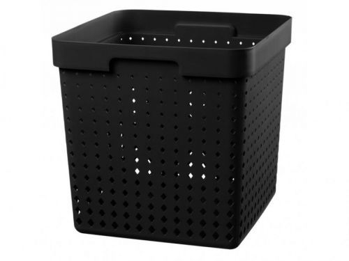 Košík SEOUL veľký čierny